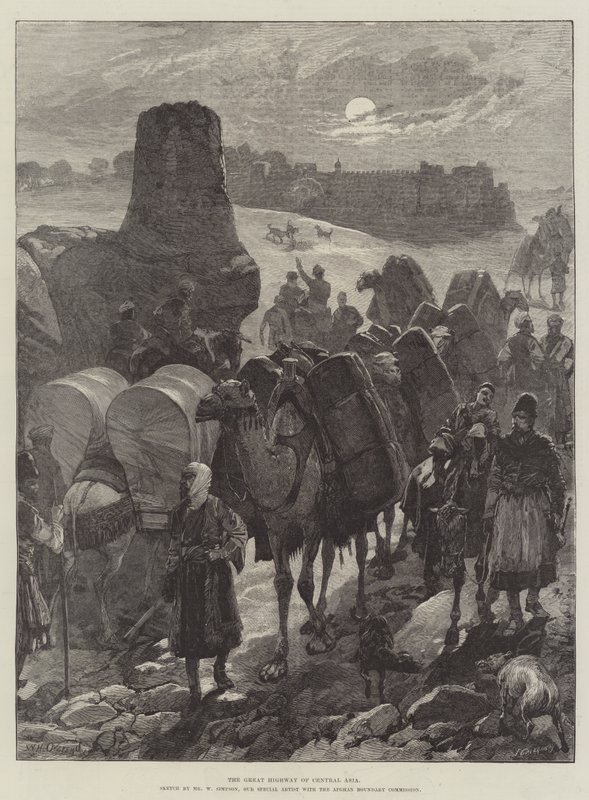 Die große Straße Zentralasiens von William Heysham Overend