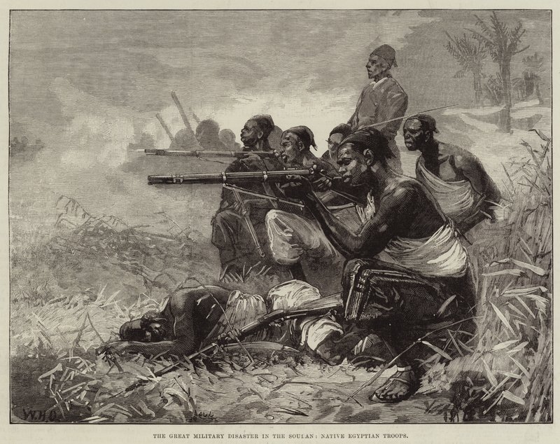 Die große militärische Katastrophe im Sudan, einheimische ägyptische Truppen von William Heysham Overend