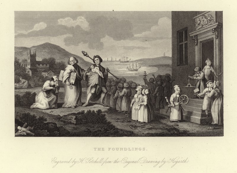 Die Findelkinder von William Hogarth