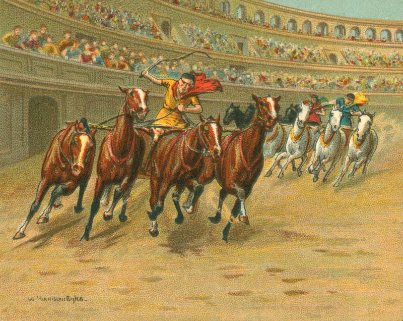 Römische Wagenrennen von William Hounsom Byles