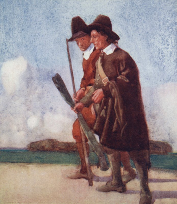 Illustration für The Compleat Angler von Izaak Walton von William Lee Hankey