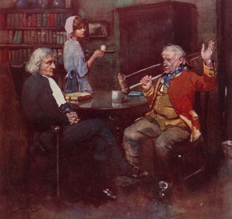 Illustration für Das verlassene Dorf von Oliver Goldsmith von William Lee Hankey