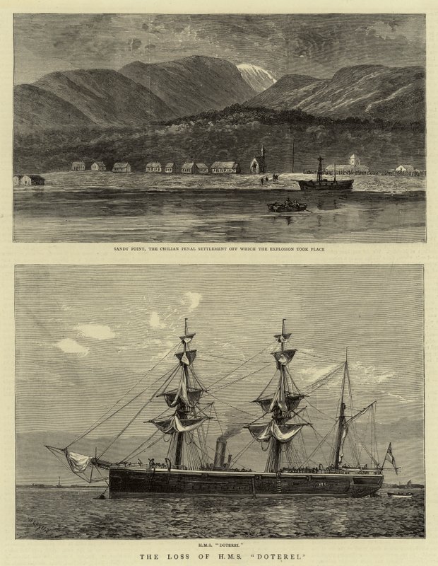Der Verlust der H.M.S. Doterel von William Lionel Wyllie