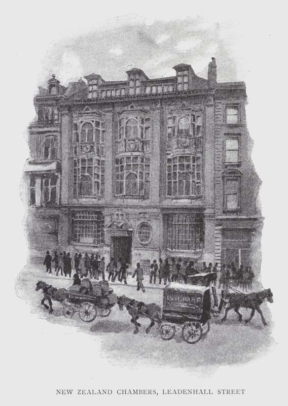 Neuseeland-Kammern, Leadenhall Street von William Luker