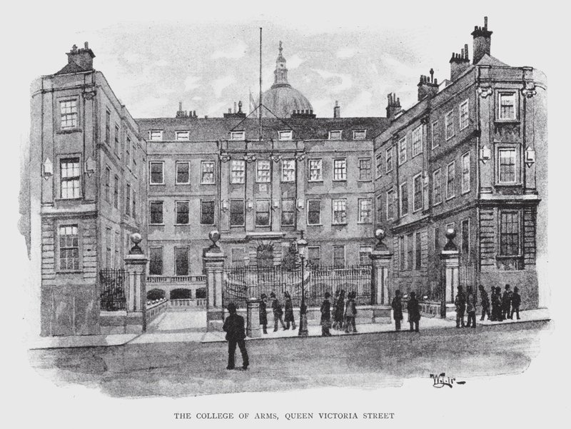 Das College of Arms, Queen Victoria Street von William Luker