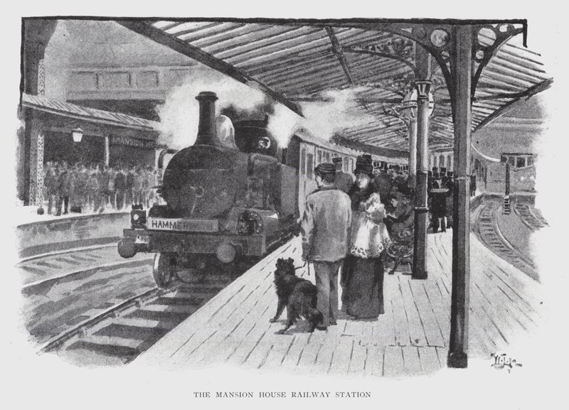 Mansion House Bahnhof von William Luker
