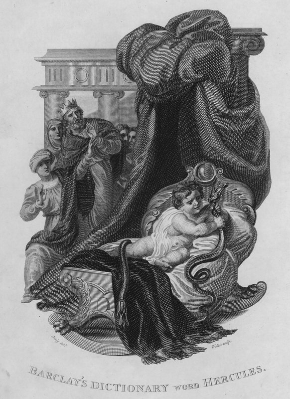 Barclays Wörterbuch, Wort: Herkules (Gravur) von William Marshall (after) Craig