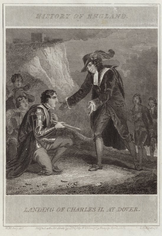Landung von Karl II. in Dover von William Marshall Craig