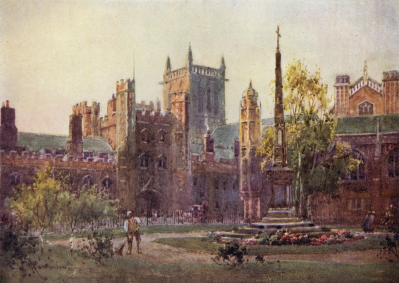 Das Tor und der Turm des St Johns College von William Matthison