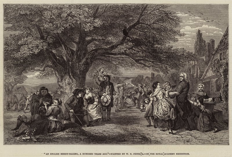 Ein englisches Fest vor hundert Jahren von William Powell Frith