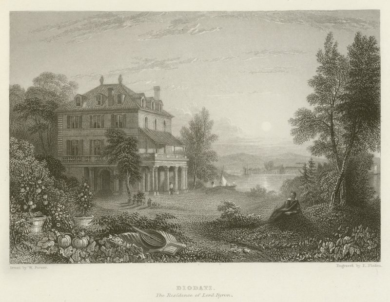 Diodati, Die Residenz von Lord Byron von William Purser