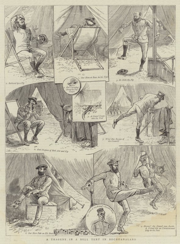 Eine Tragödie in einem Glockenzelt in Bechuanaland von William Ralston