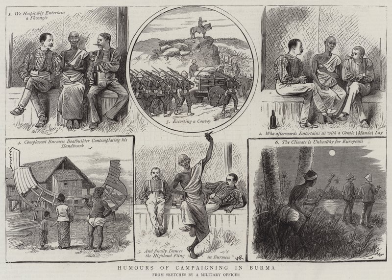 Humor des Feldzugs in Burma von William Ralston