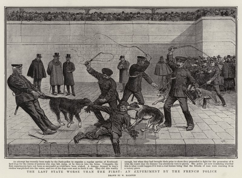 Der letzte Zustand schlimmer als der erste, ein Experiment der französischen Polizei von William Ralston