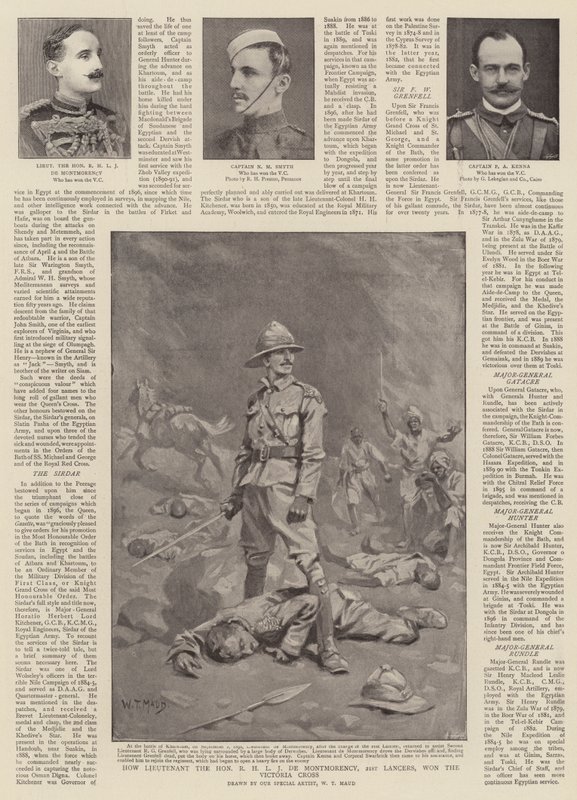 Wie Leutnant der Ehrenwerte R. H. L. J. De Montmorency, 21. Lanzenreiter, das Victoria-Kreuz gewann von William T. Maud