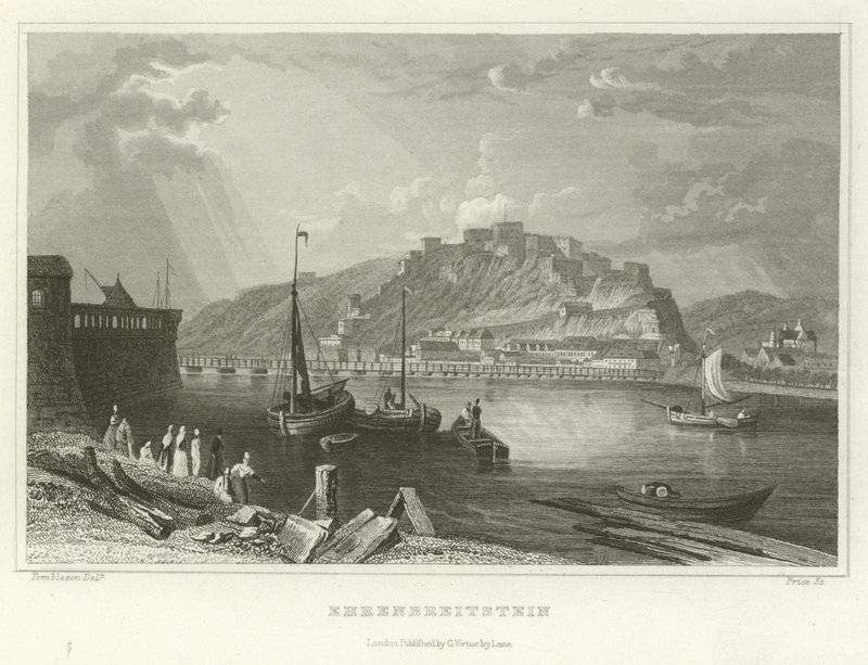 Ehrenbreitstein von William Tombleson