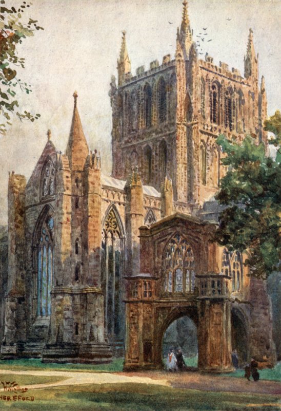 Hereford, das nördliche Querschiff von William Wiehe Collins