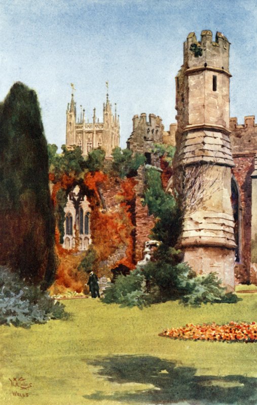 Wells, die Ruinen der Banketthalle von William Wiehe Collins