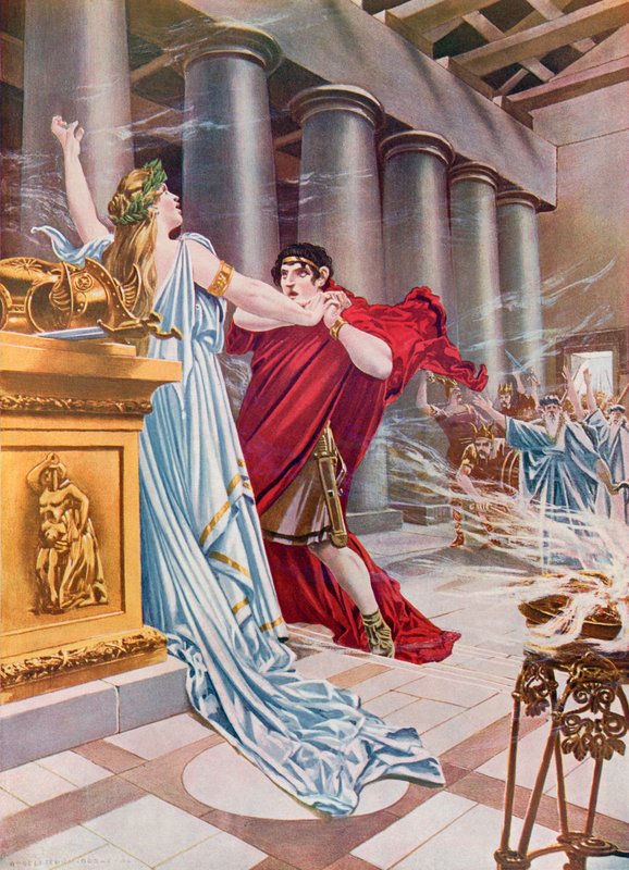 Norma, Akt II Szene x von William de Leftwich Dodge