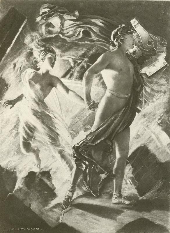 Orpheus und Eurydike, Akt IV Szene I von William de Leftwich Dodge