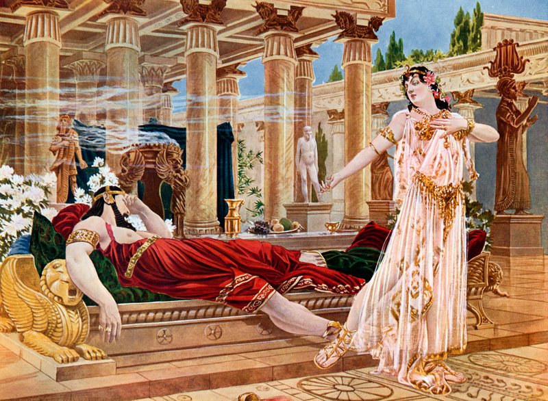 Die Königin von Saba, Akt IV Szene X von William de Leftwich Dodge