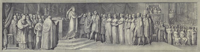 Krönung Napoleons zum König von Italien im Mailänder Dom, 23. Mai 1805 von after Andrea Appiani the Elder