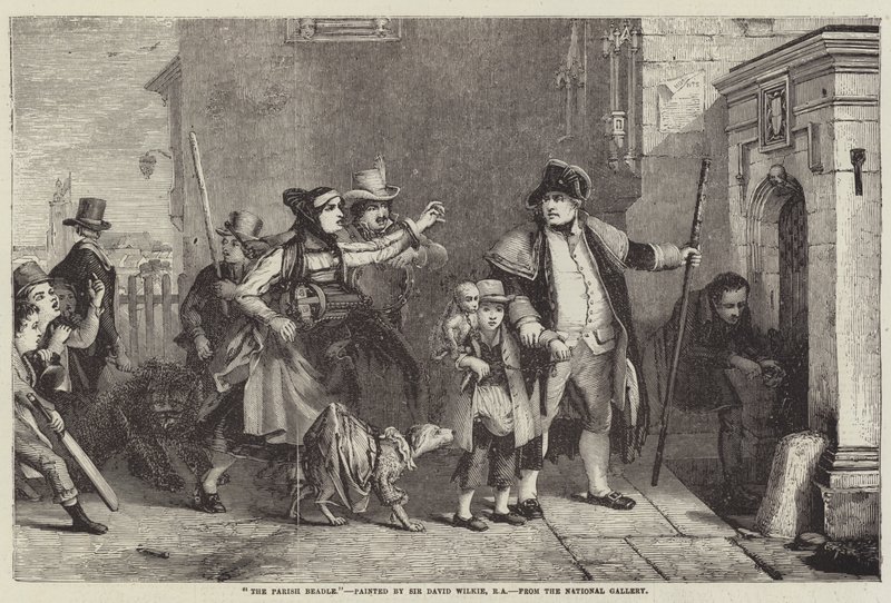 Der Gemeindebüttel von after David Wilkie