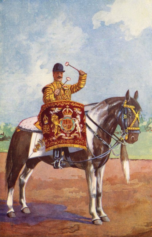 Trommelpferd der 1. Life Guards von after Edgar Alfred Holloway