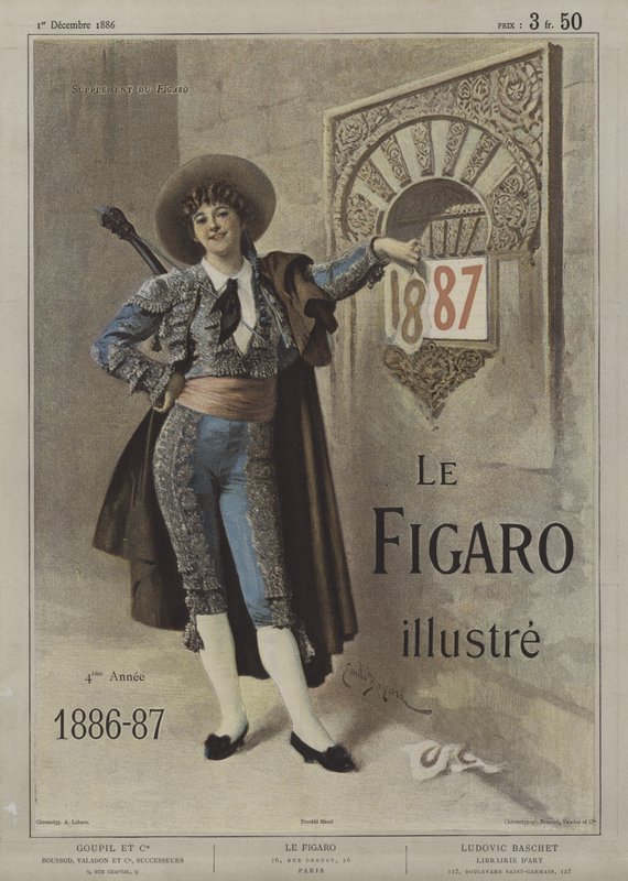 Titelblatt von Le Figaro Illustre, 1. Dezember 1886 von after Emile Antoine Bayard