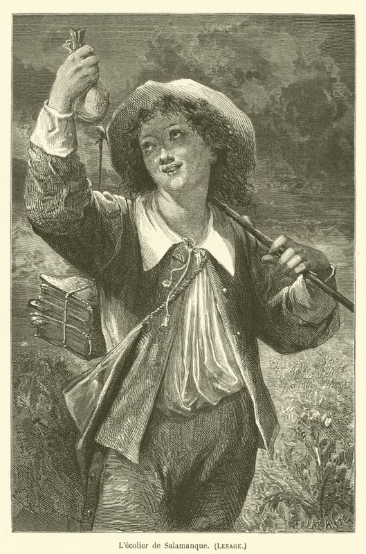 Der Schüler von Salamanca, Lesage von after Emile Antoine Bayard