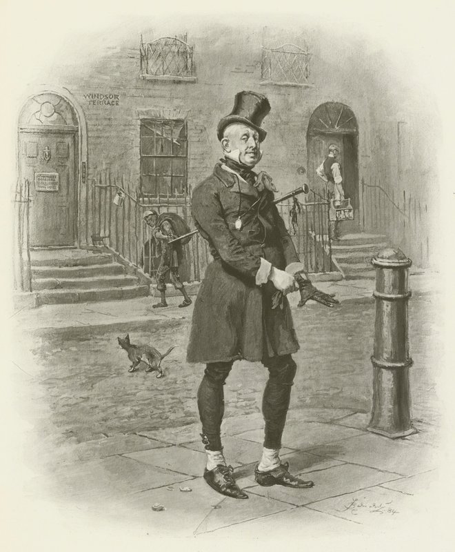 Mr. Micawber von after Frederick Barnard