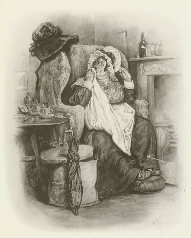 Mrs. Gamp von after Frederick Barnard