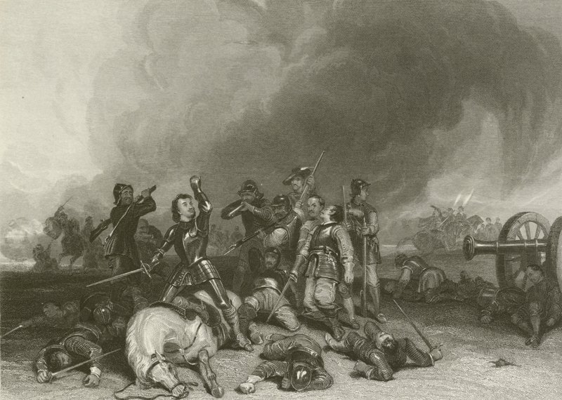 Tod des Earl of Northampton von after George Cattermole