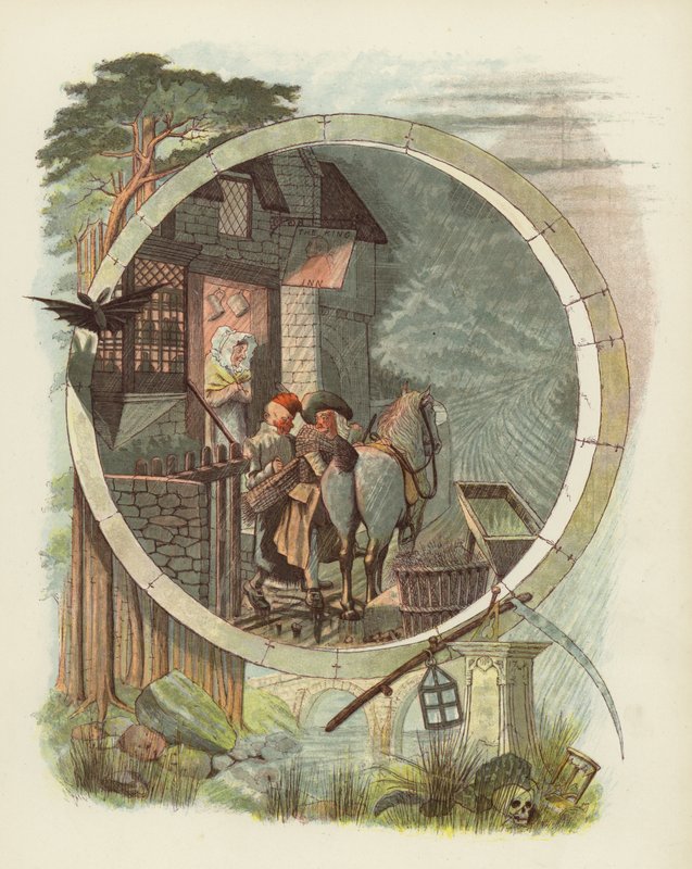 Illustration für Tam OShanter von Robert Burns von after George Cruikshank