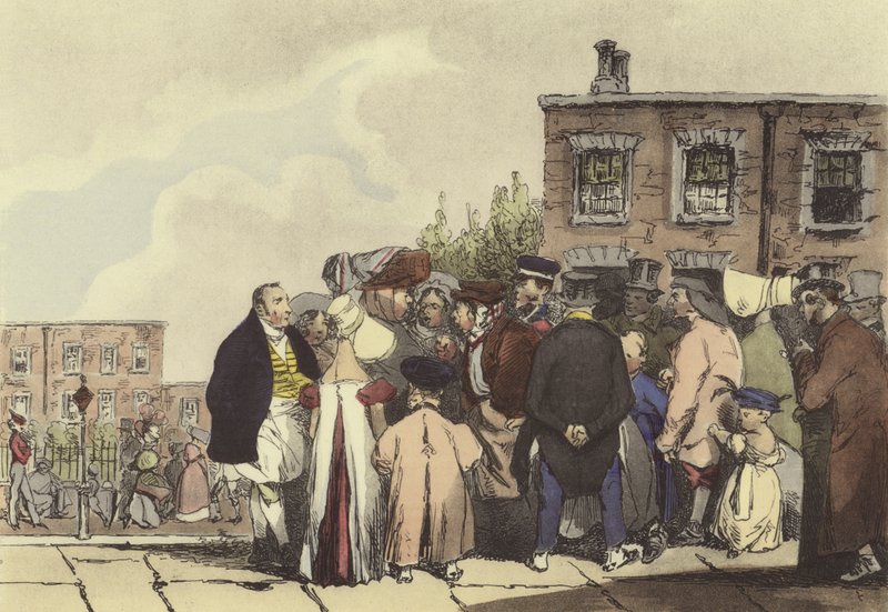 Volk von London von after Henri Bonaventure Monnier