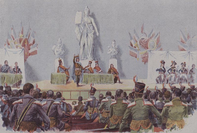 Illustration aus Souvenirs de l