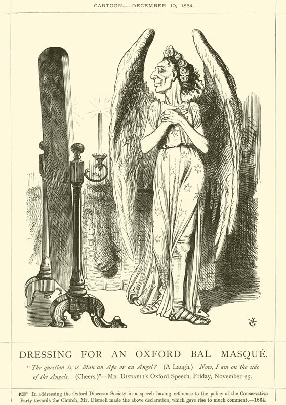 Ankleiden für ein Oxford Bal Masque von after John Tenniel