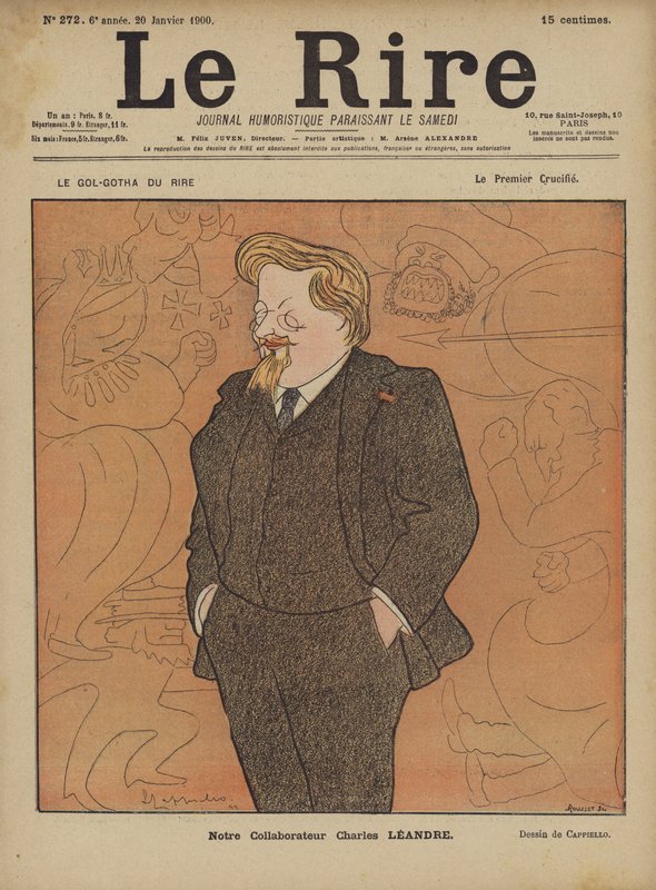 Charles Leandre, Illustration für Le Rire von after Leonetto Cappiello