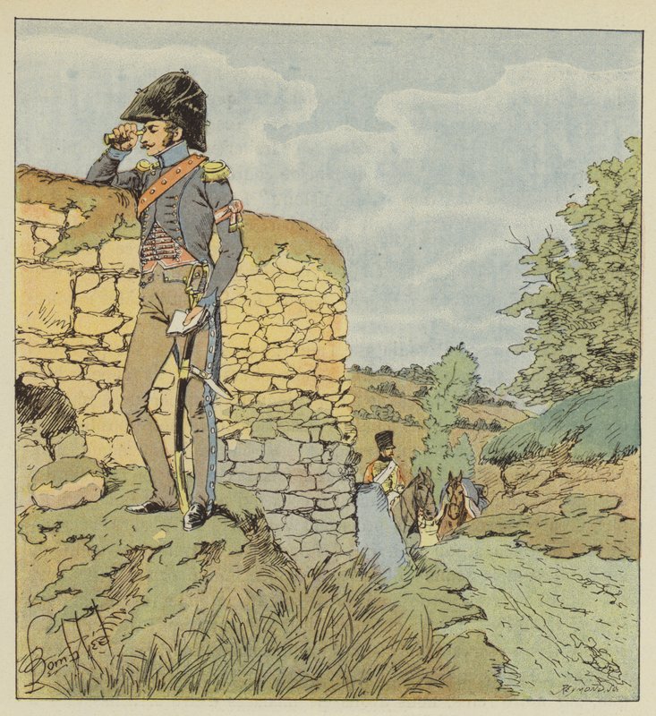 Adjutant eines Divisionsgenerals von after Louis Charles Bombled