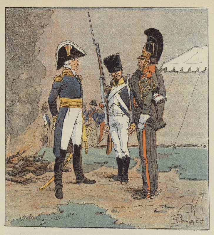 Marschall Augereau, Herzog von Castiglione von after Louis Charles Bombled