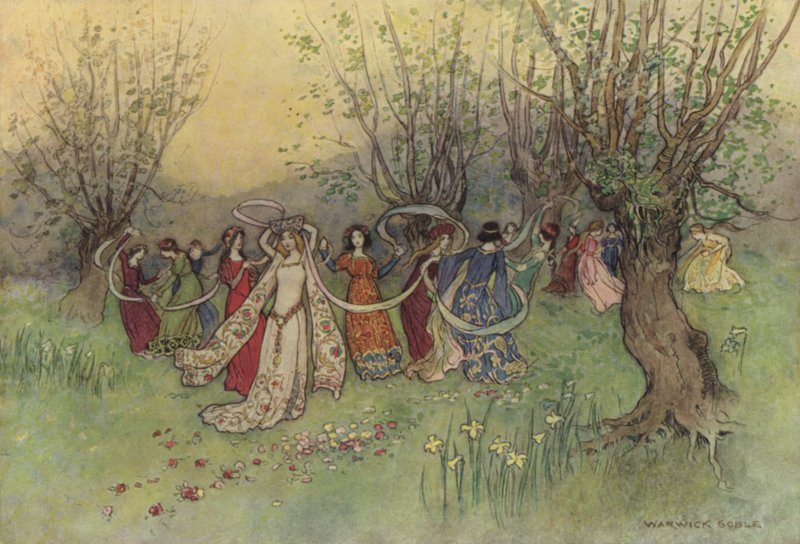 Geoffrey Chaucer, Das Buch der Herzogin von after Warwick Goble