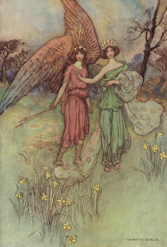 Geoffrey Chaucer, Die Legende der guten Frauen von after Warwick Goble
