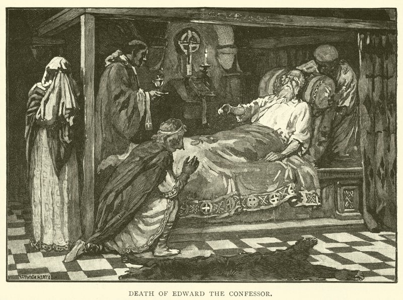 Tod von Eduard dem Bekenner von after William Henry Margetson