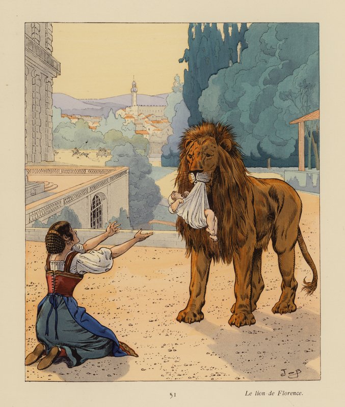 Der Löwe von Florenz von pseudonym for Onfray de Breville Jacques Job