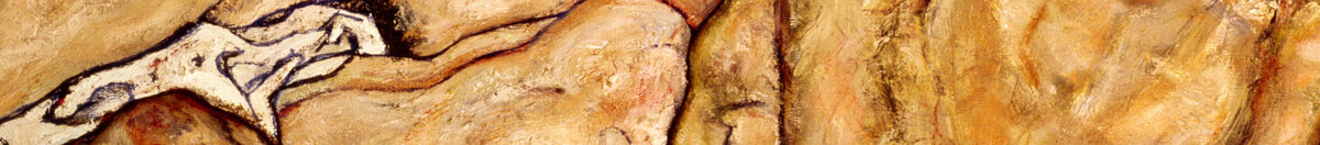 Die Umarmung, 1917 (Egon Schiele), Detail: Verschlungene Körper