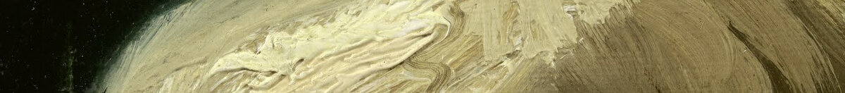 Totenkopf mit brennender Zigarette (Vincent van Gogh), Detail: Schädeldach mit sichtbarem Pinselduktus
