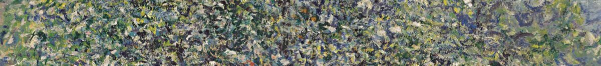 Der Apfelbaum (Claude Monet), Detail: Blühende Baumkrone