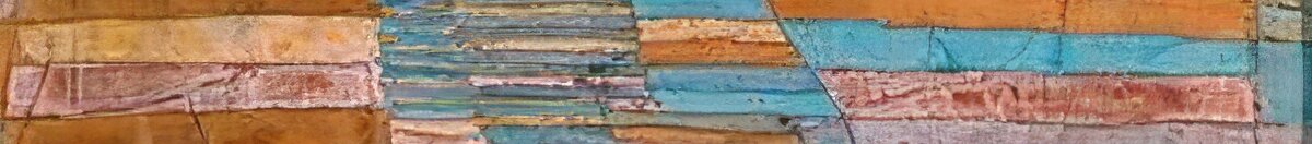 Haupt- und Nebenwege (Paul Klee), Detail: Rechte Feldstreifen