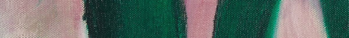 Blaues Pferd I (Franz Marc), Detail: Grüne Blattformen