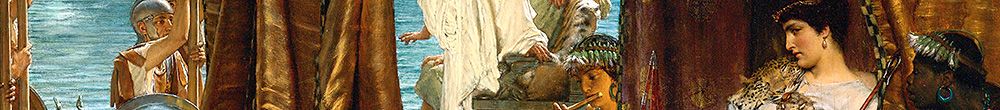 Das Treffen von Antonius und Kleopatra (Lawrence Alma Tadema)
